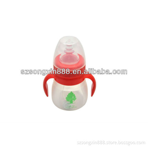 240ml Red 2013 Eco-friendly silicne baby bottle